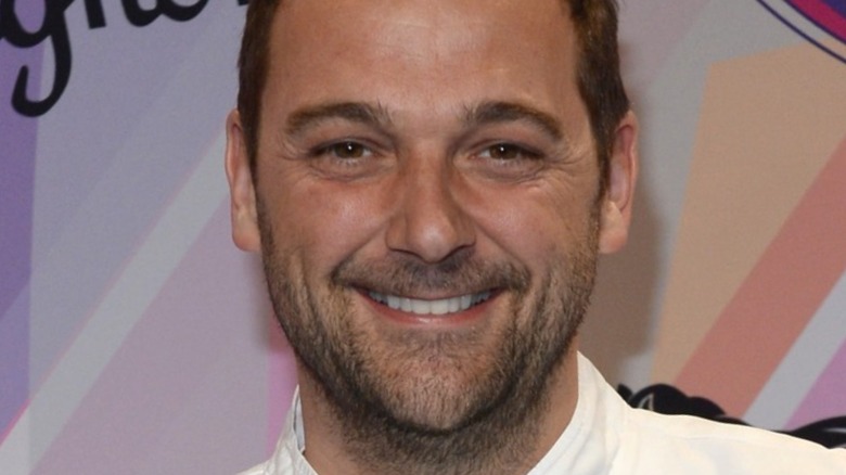 Up close Daniel Humm smiling