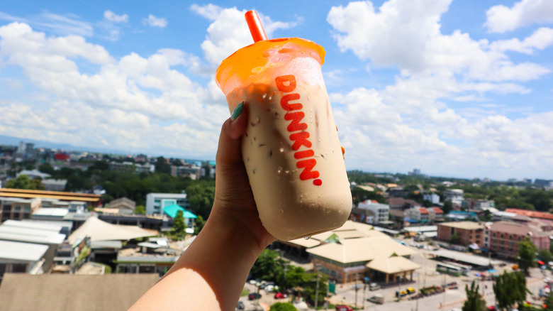 Dunkin' iced coffee