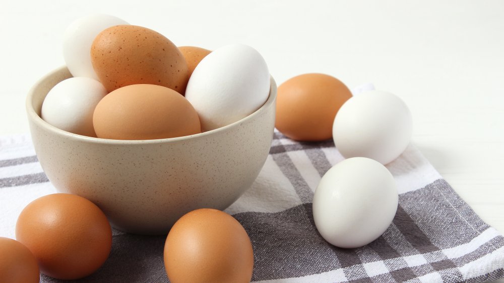 Eggs in a bowl