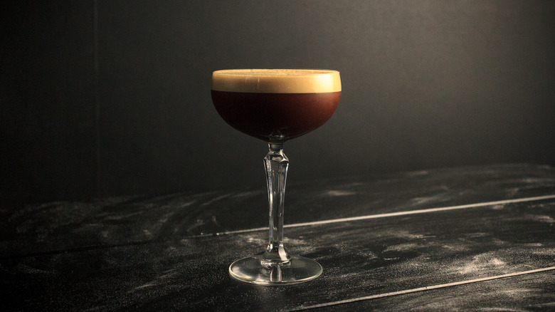 An espresso martini