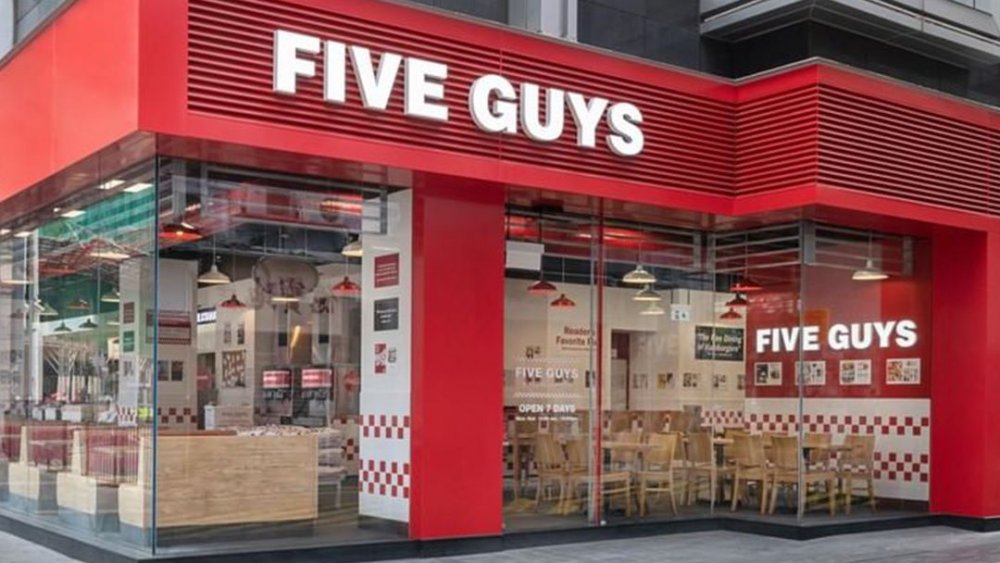 Five guys storefront