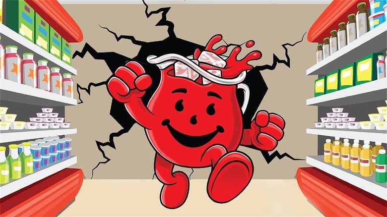 Kool-Aid Man wall busting