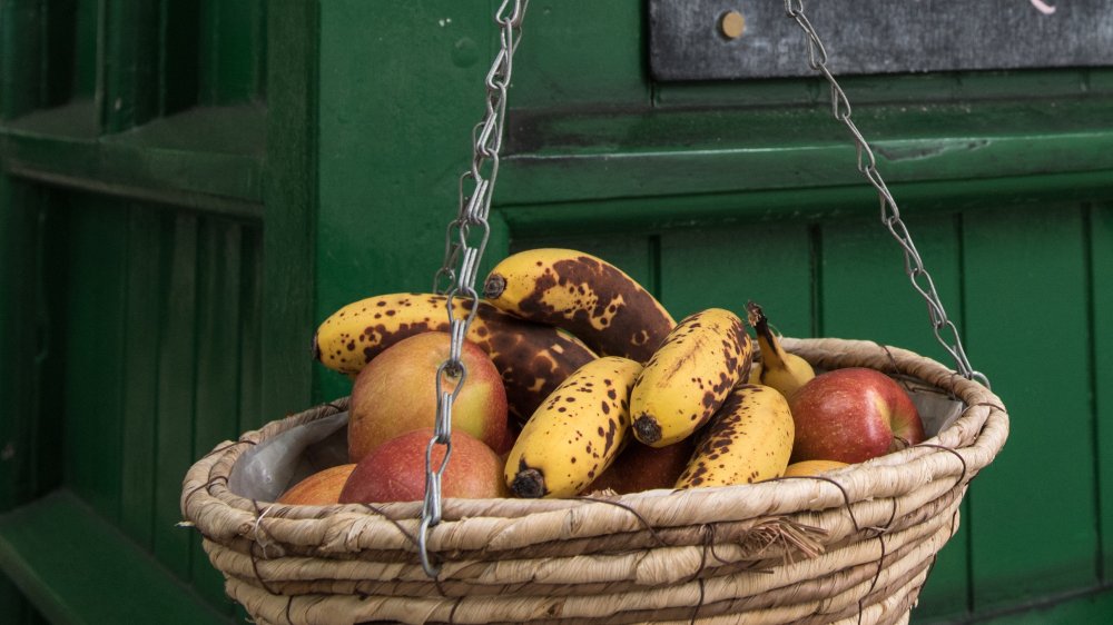 Basket of ripe fruit