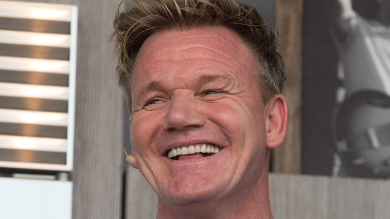 Gordon Ramsay smiling