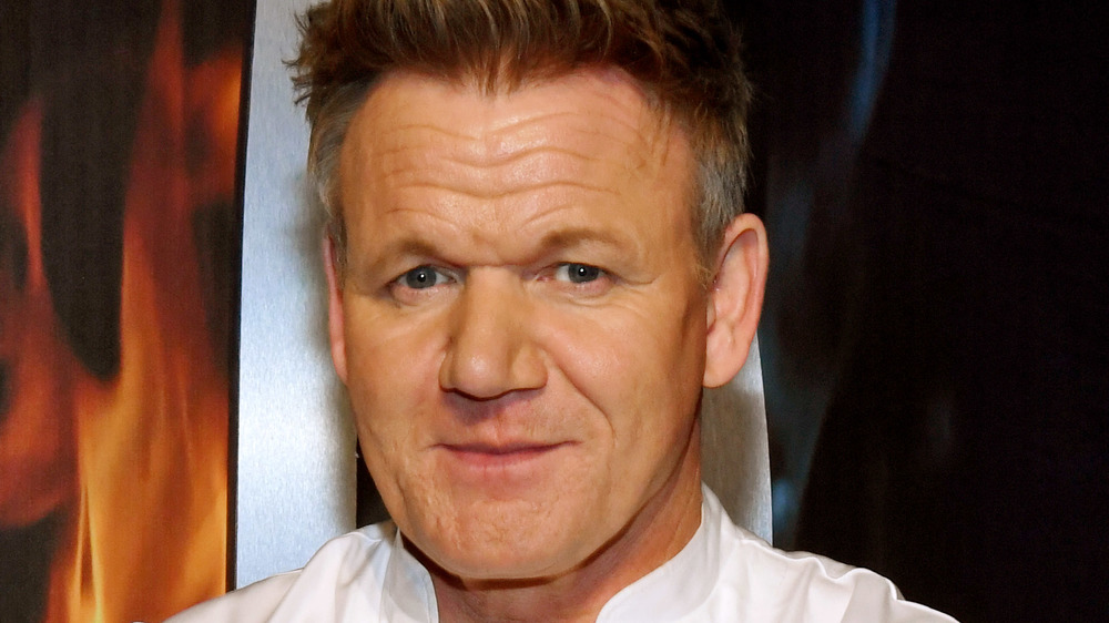 Celebrity chef Gordon Ramsay, close-up