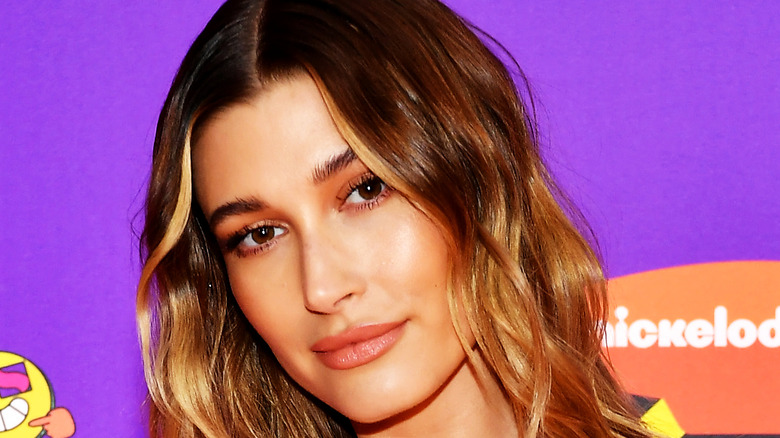 Hailey Bieber at Nickelodeon event