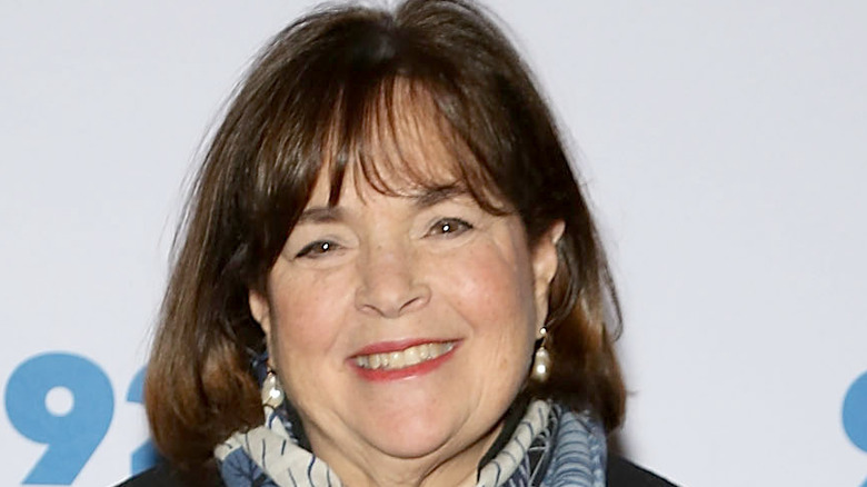 Ina Garten smiling and wearing earrings