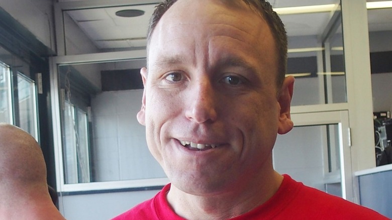 Joey Chestnut smiling