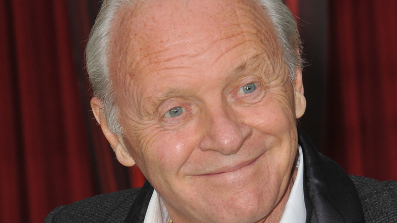 Anthony Hopkins smiling