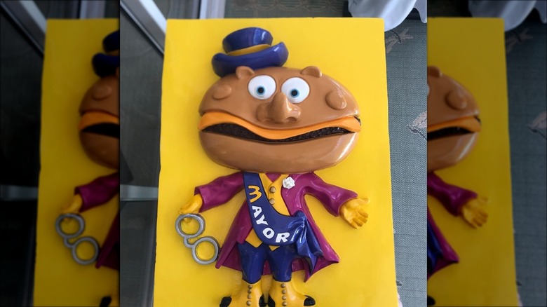 A vintage Mayor McCheese toy