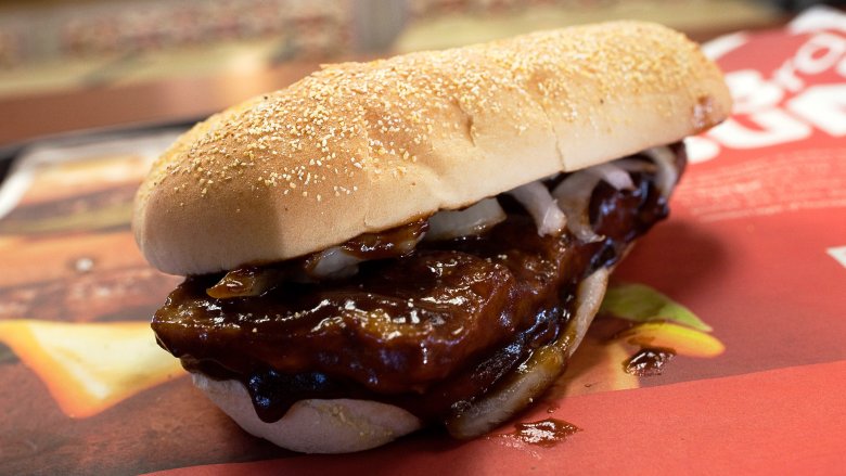 mcrib sandwich