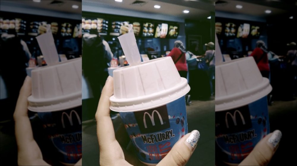 McFlurry with spoon