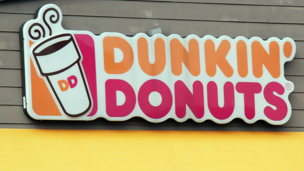 Dunkin' exterior sign