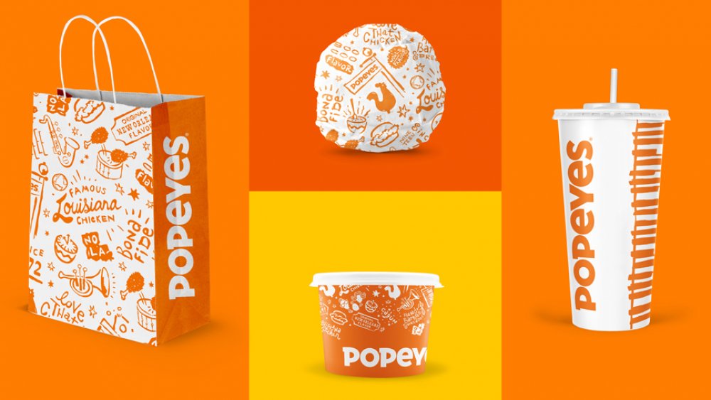 Popeyes new packaging