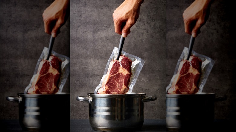 Sous vide cooking