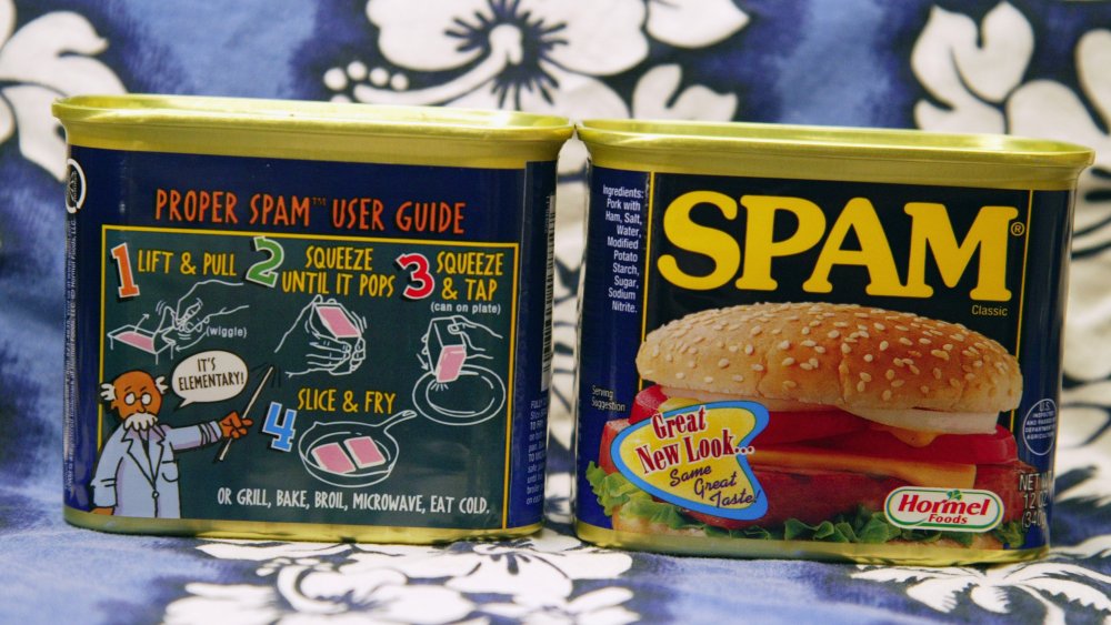 Spam on display in Waikiki