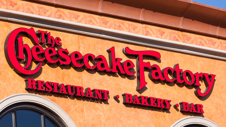 The Cheesecake Factory sign