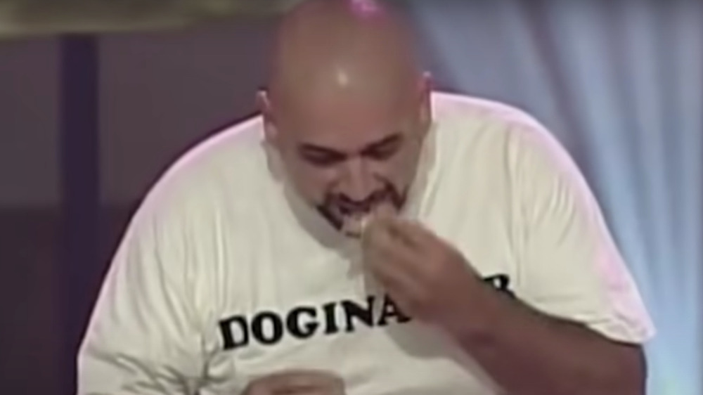 Dominick "The Doginator" Cardo eating