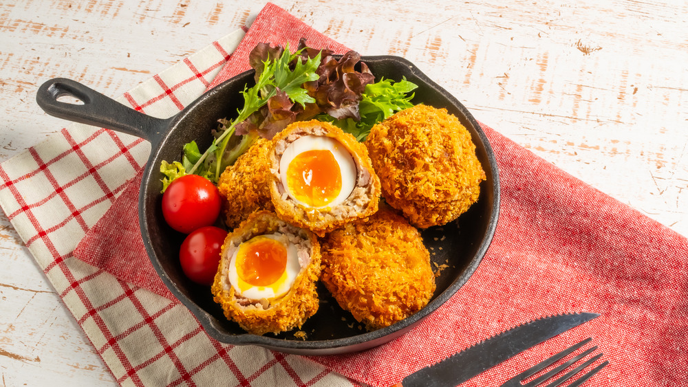 Great Scott! A plate of Scotch eggs!