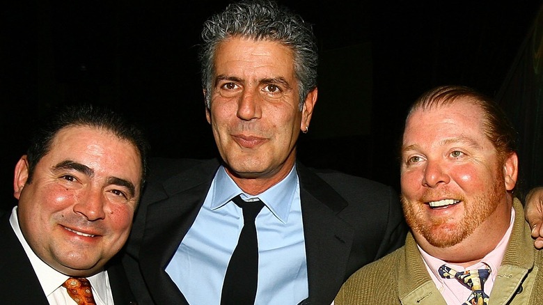 Emeril Lagasse, Anthony Bourdain and Mario Batali