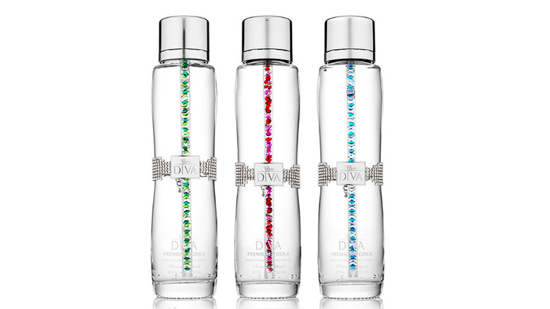 Diva Vodka bottles