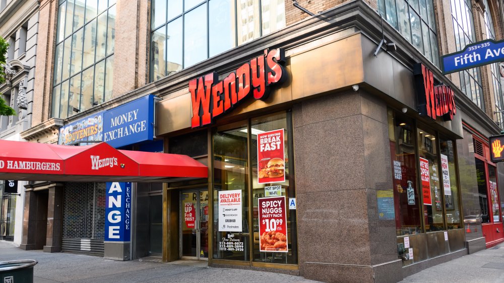 Wendy's storefront 