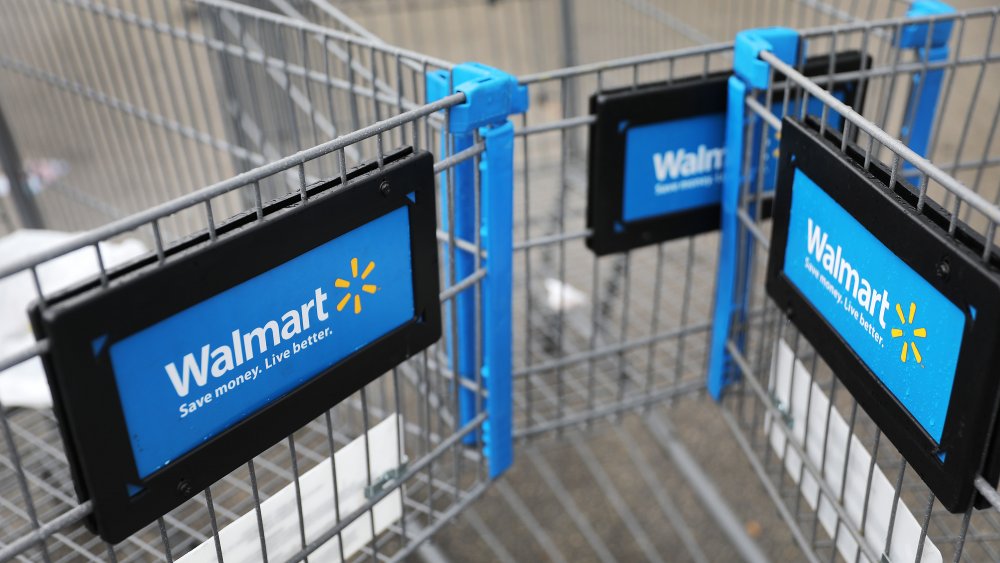 Walmart shopping carts
