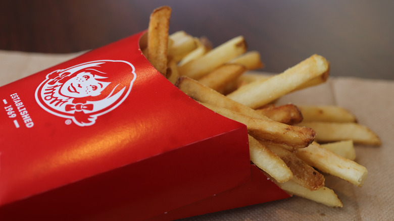 Wendy's french fry box
