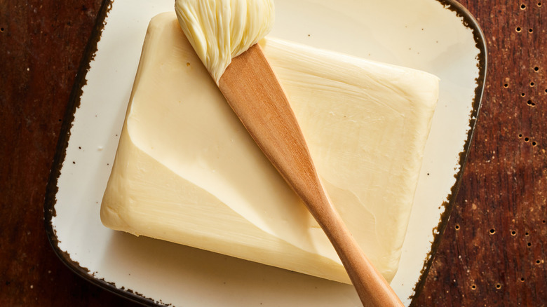A block of butter