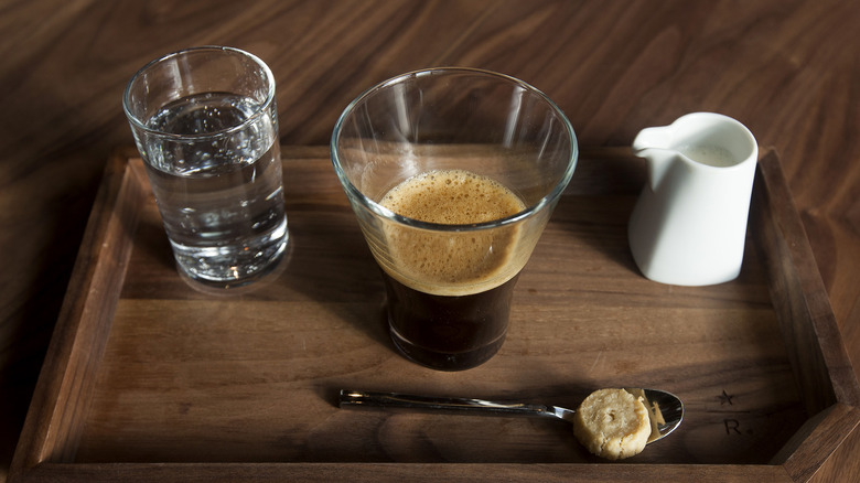 Espresso at a Starbucks Reserva 