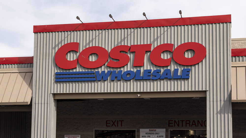 The exterior of a Costco store