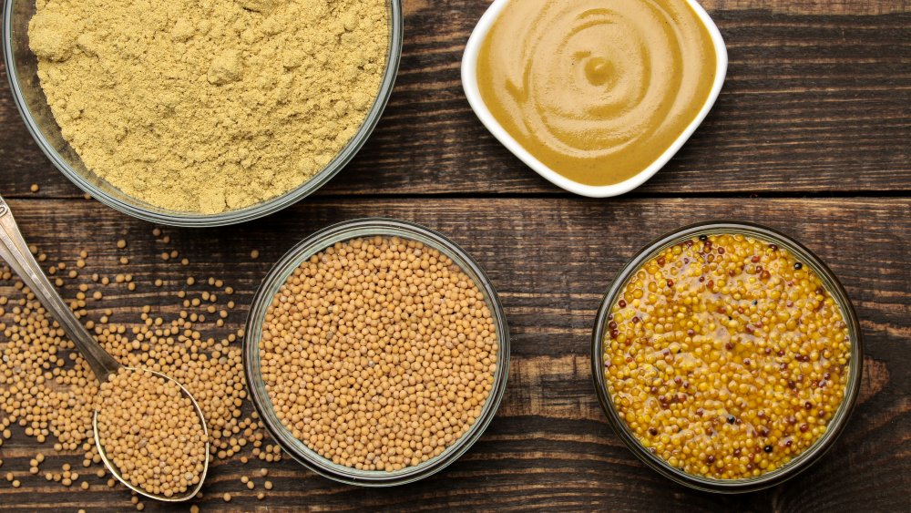 different types of mustard