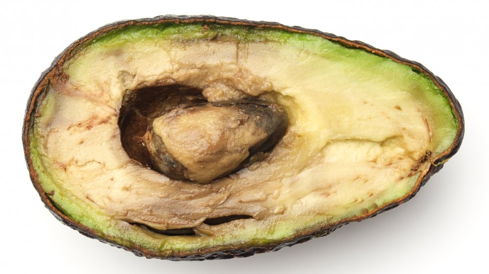 overripe avocado