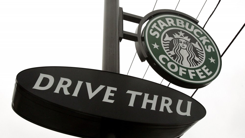 starbucks drive thru