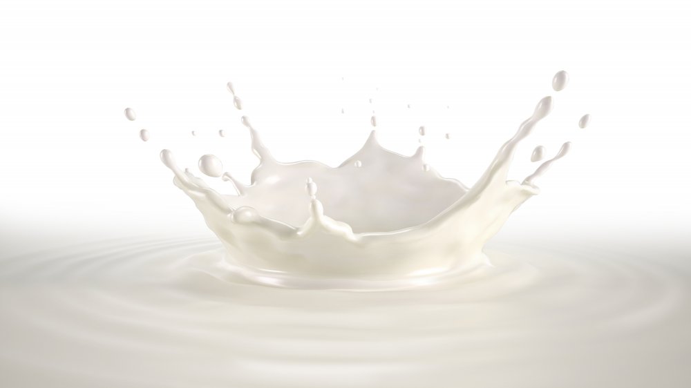 A splash of milk