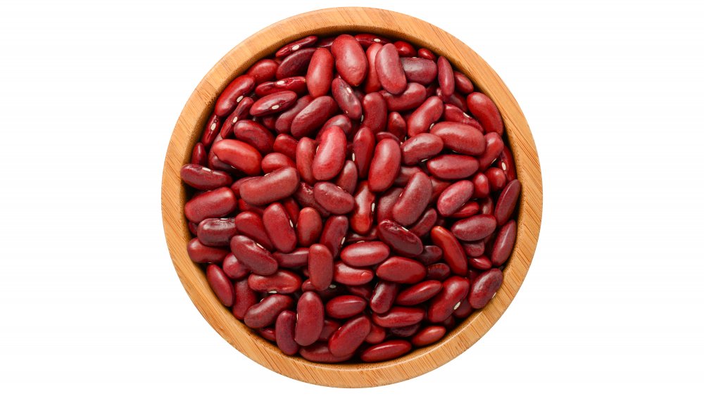 Bowls of kidney beans