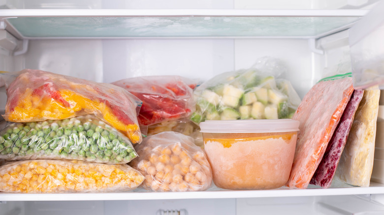 Items in freezer