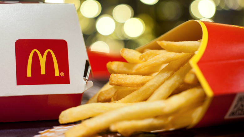 McDonald's packaging and fries