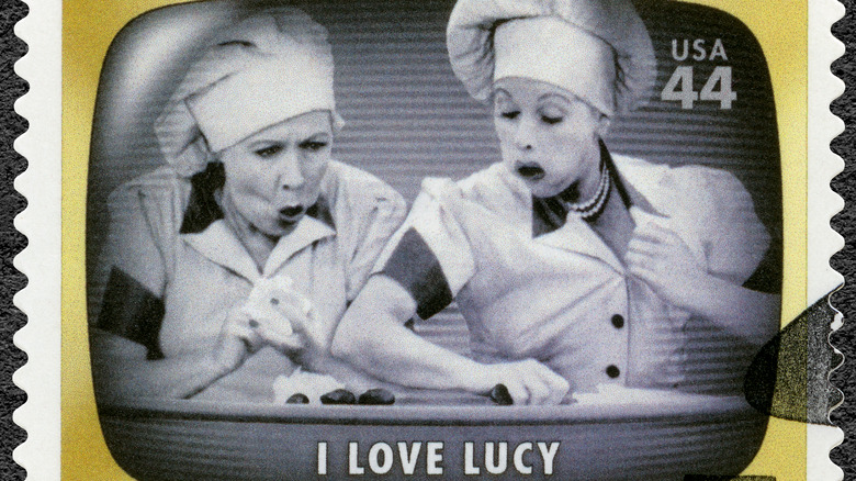 Postage stamp featuring "I Love Lucy" 