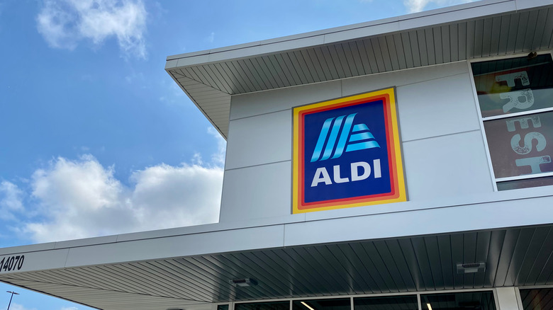 Outside of an Aldi