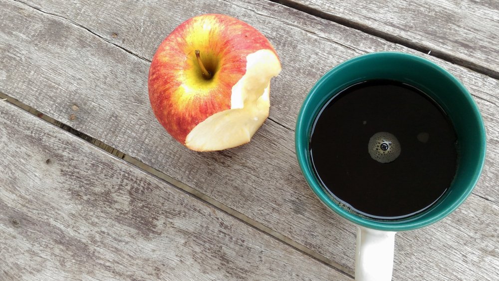 apple and coffee