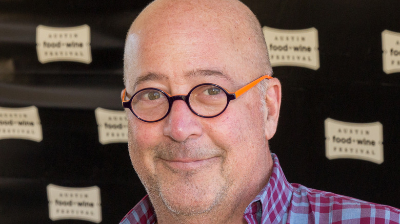 Close up of Andrew Zimmern 