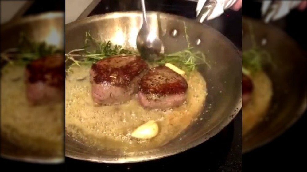 Andrew Zimmern's stovetop basted beef