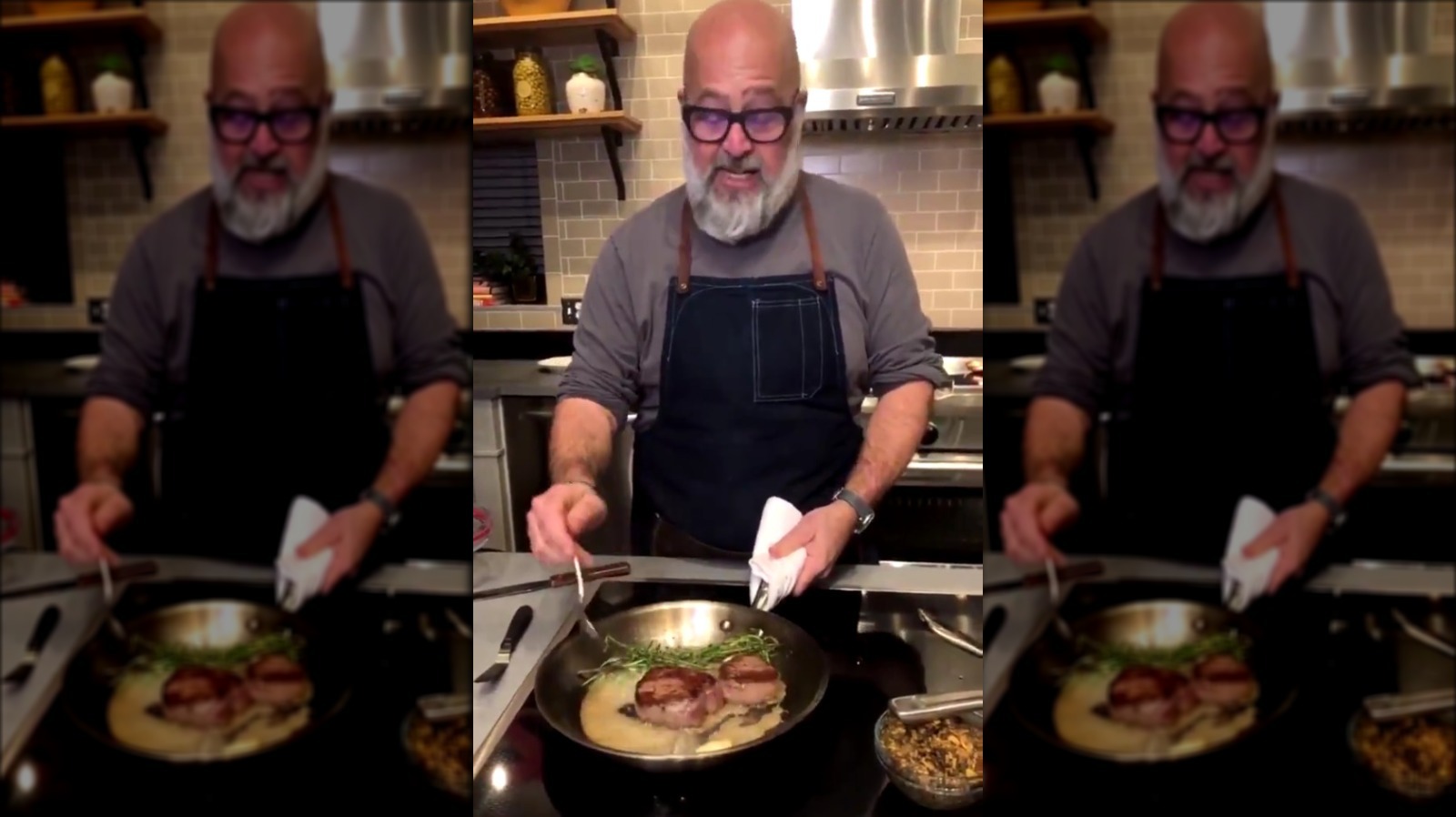 The Reason Andrew Zimmern Says Basting Beef Is So Important