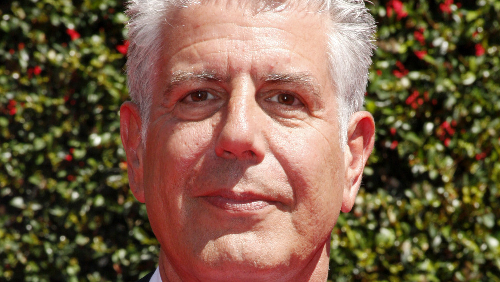 Anthony Bourdain close-up