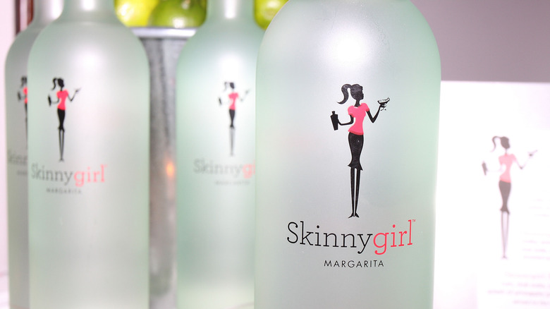 Multiple frosted bottles of Skinnygirl Margarita