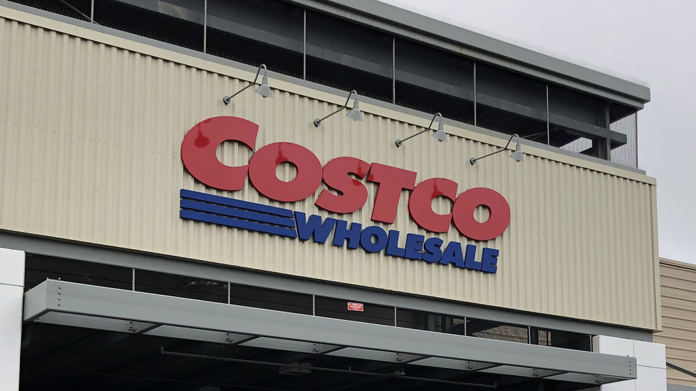 Costco sign and storefront