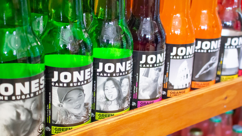 Jones Soda bottles