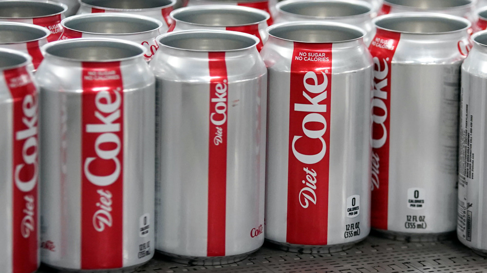 Diet Coke cans