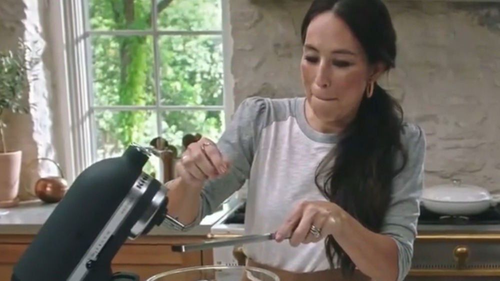 Joanna Gaines with mixer